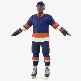 Hockey Player Blue model